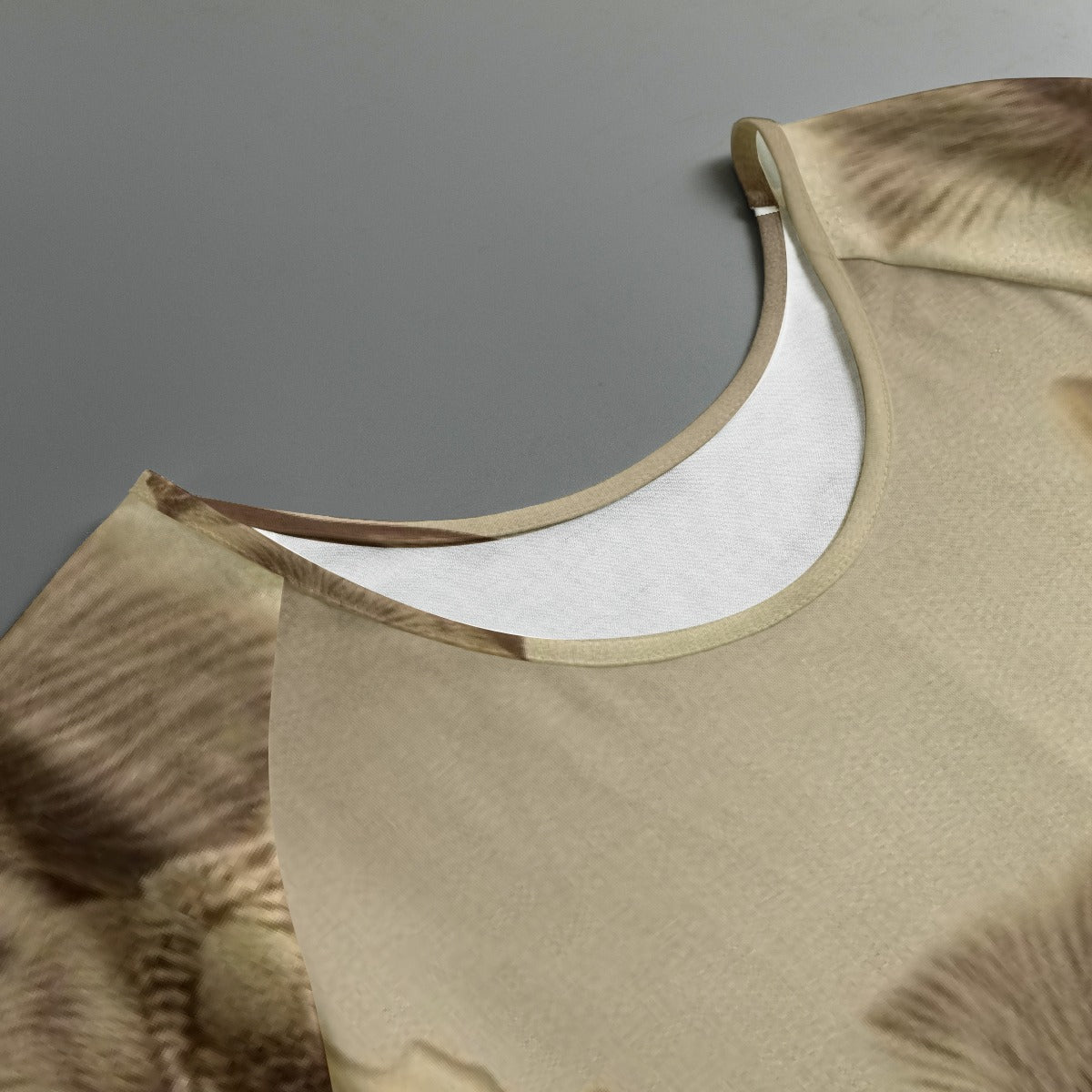 All-Over Print Women's Round Neck T-shirt With Raglan Sleeve