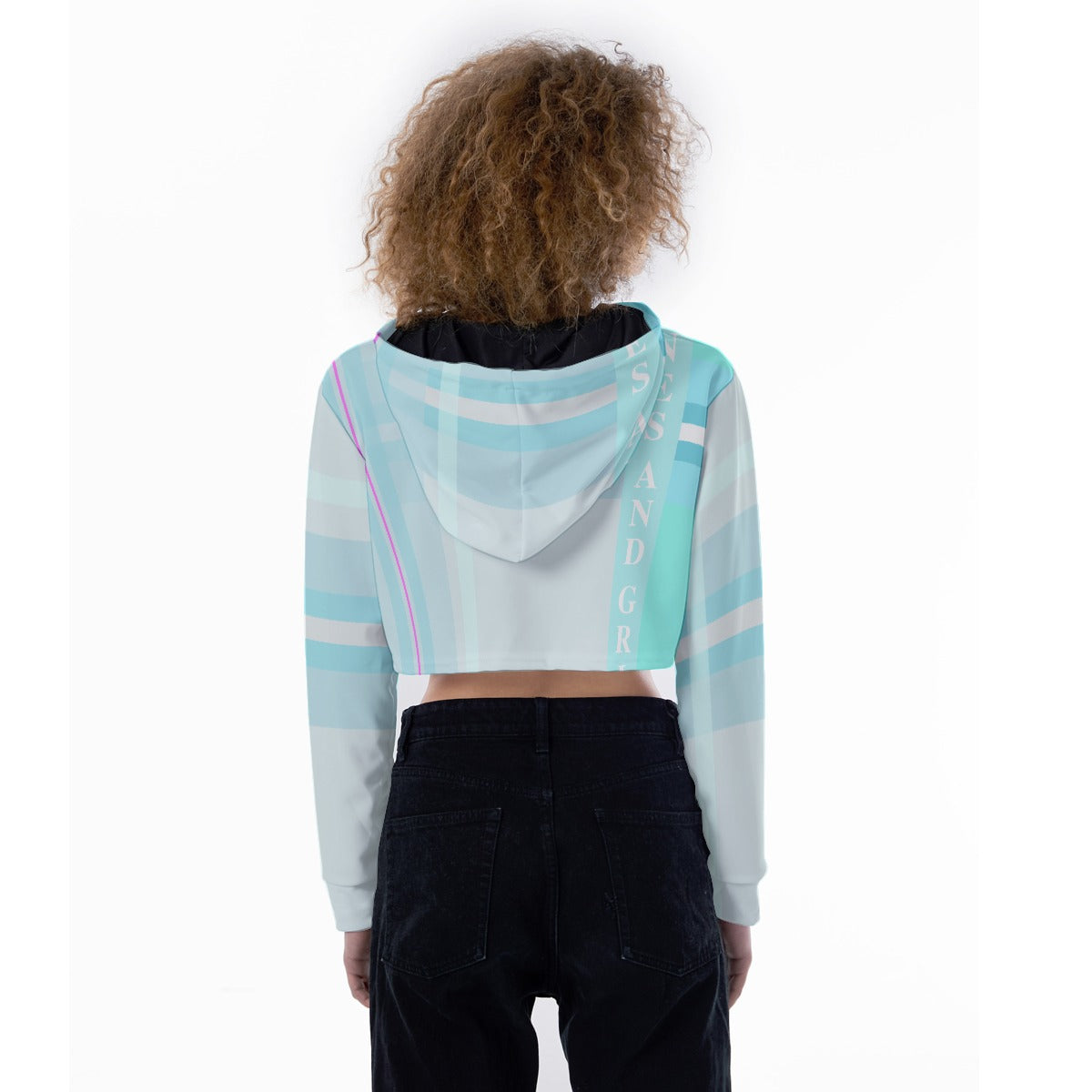 All-Over Print Women's Crop Top Hoodie