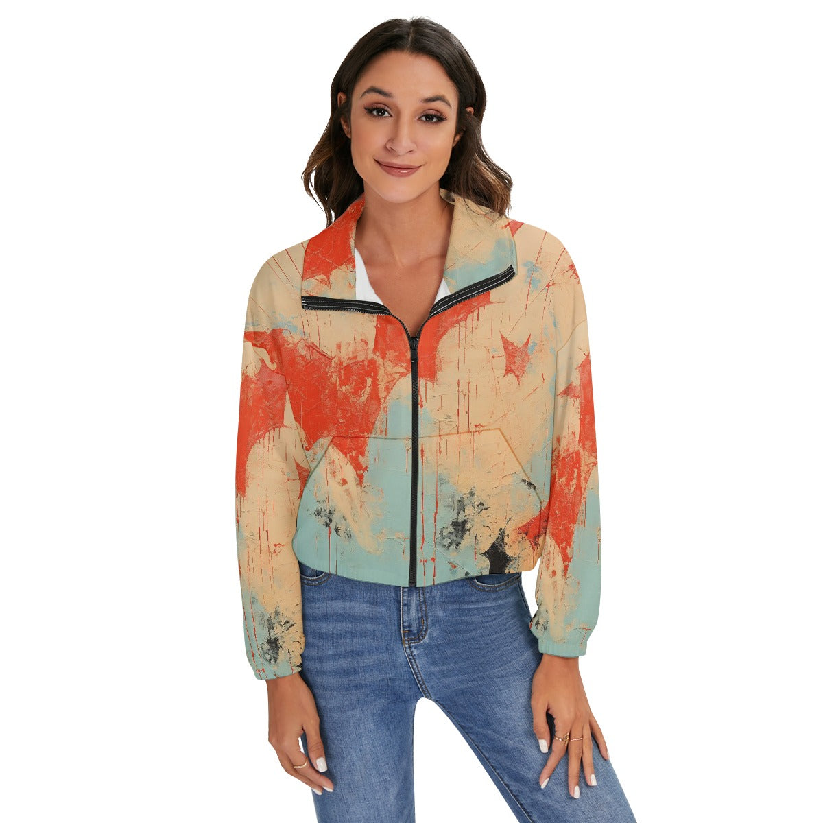 All-Over Print Women's Zip Jacket