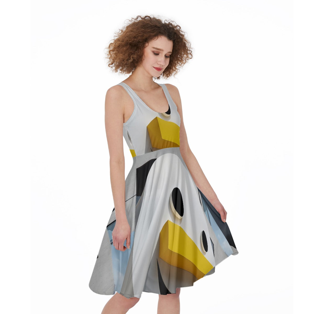 All-Over Print Women's Sleeveless Dress