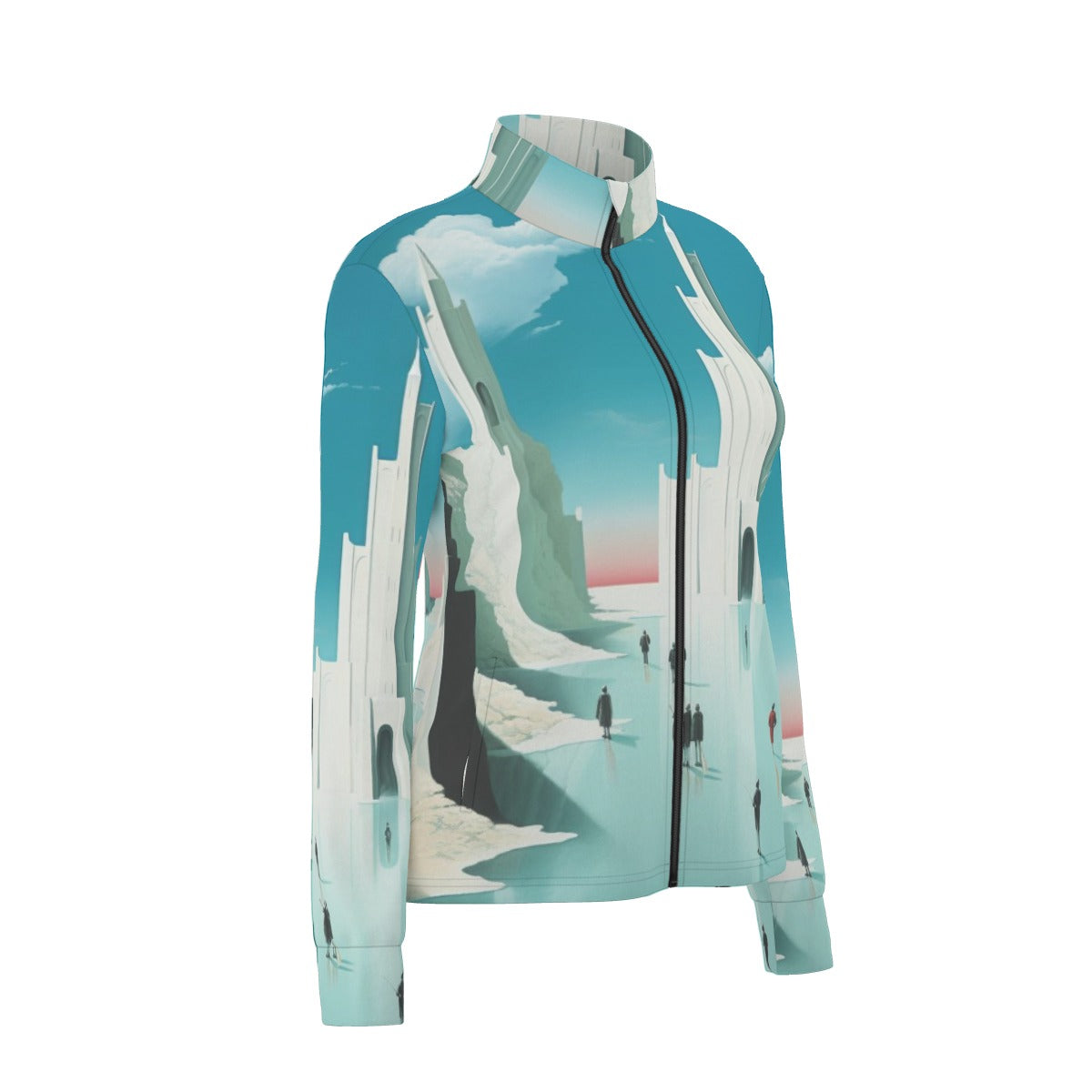 All-Over Print Women's Long Sleeve Thumbhole Jacket