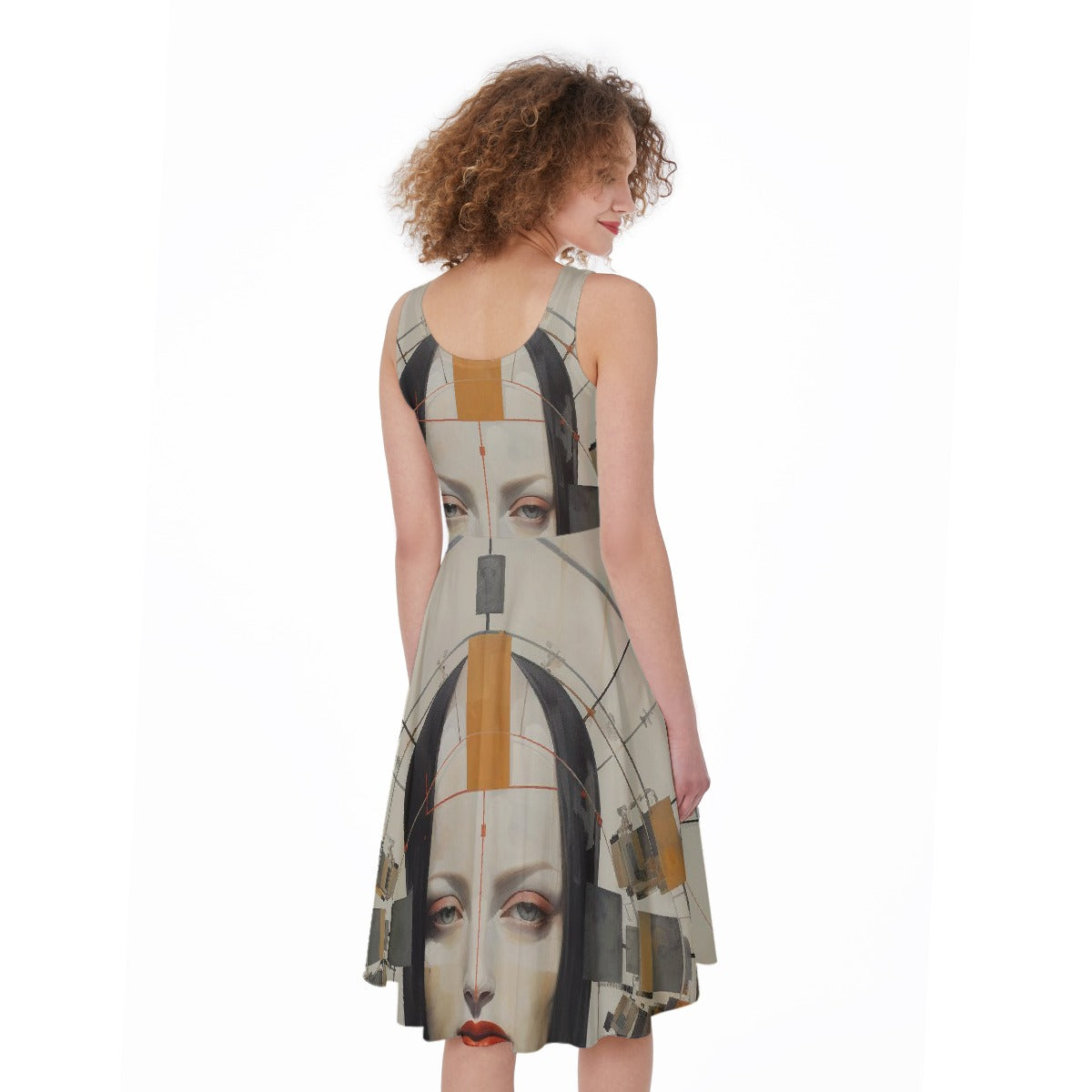 All-Over Print Women's Sleeveless Dress