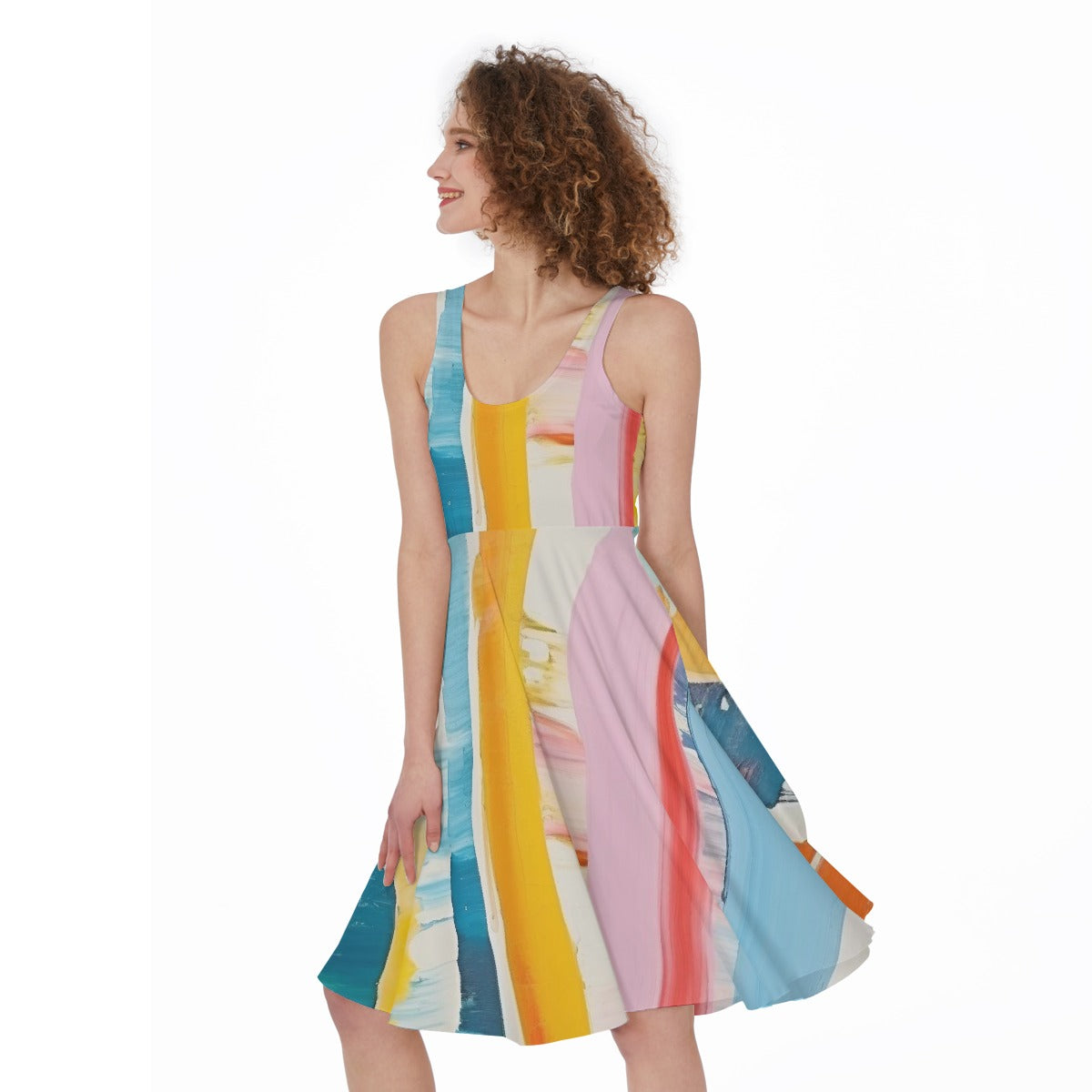 All-Over Print Women's Sleeveless Dress