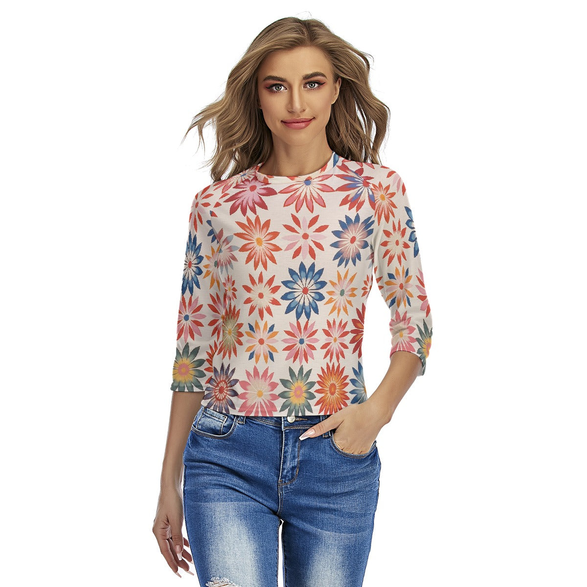 All-Over Print Women's Raglan Sleeves T-shirts