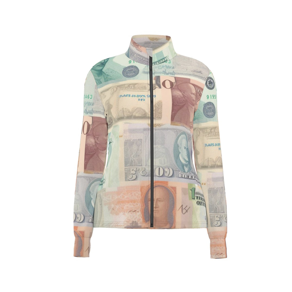 All-Over Print Women's Long Sleeve Thumbhole Jacket