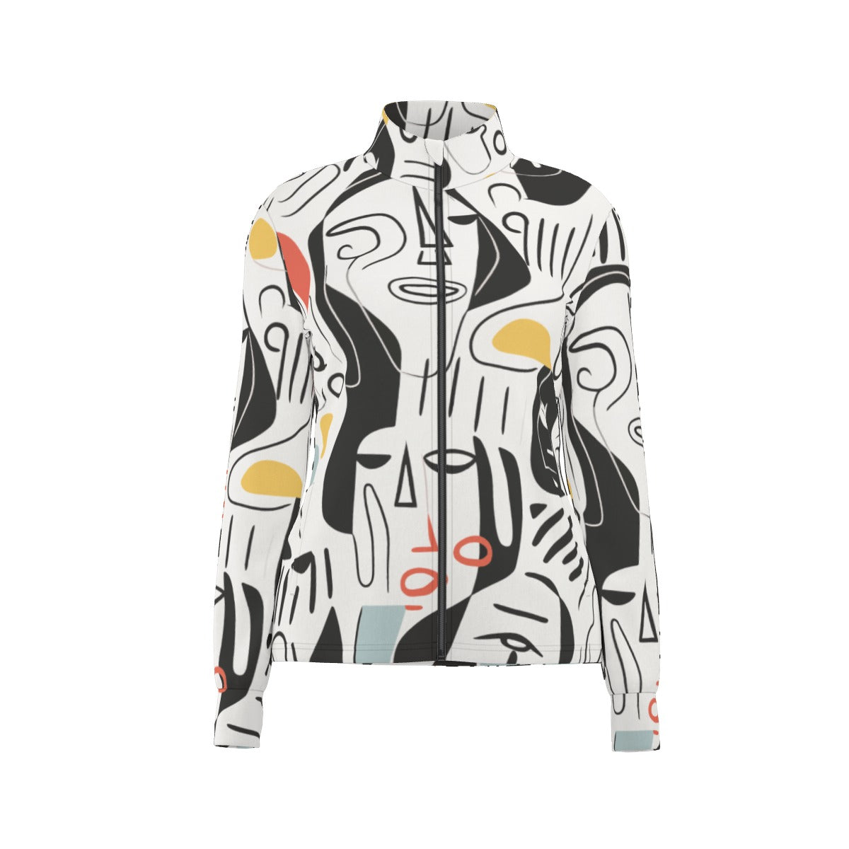 All-Over Print Women's Long Sleeve Thumbhole Jacket
