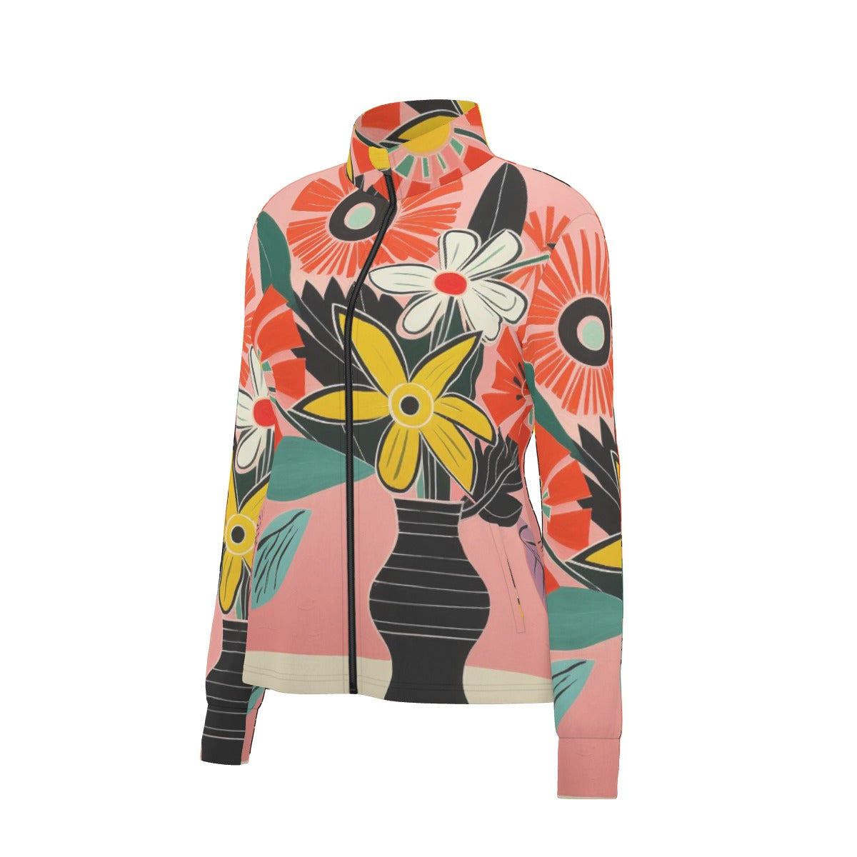 All-Over Print Women's Long Sleeve Thumbhole Jacket