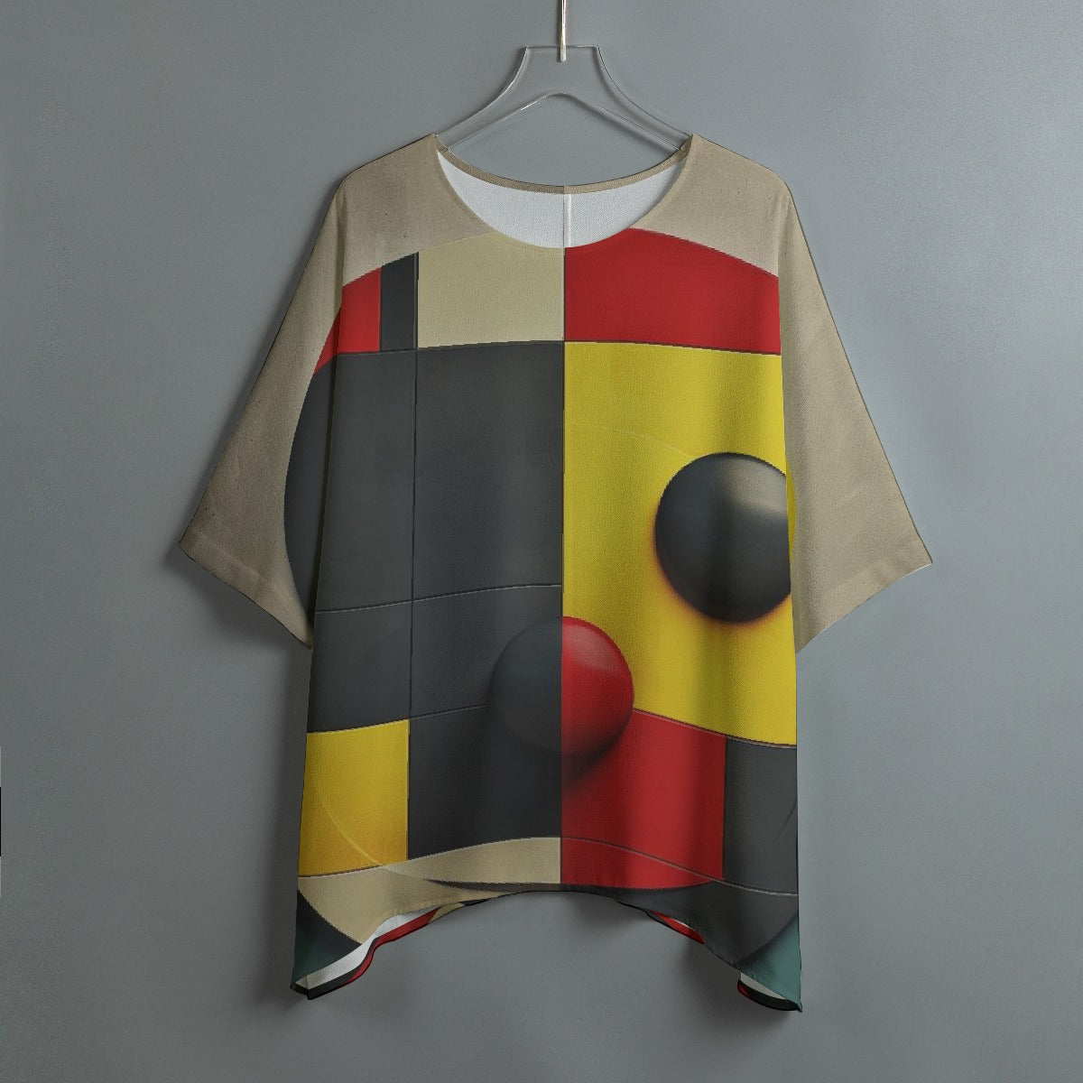 All-Over Print Women's Bat Sleeve Shirt