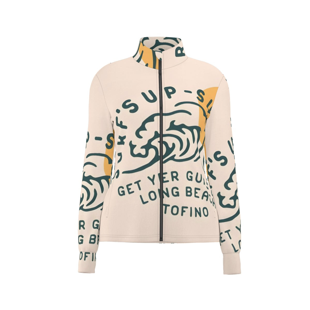 All-Over Print Women's Long Sleeve Thumbhole Jacket