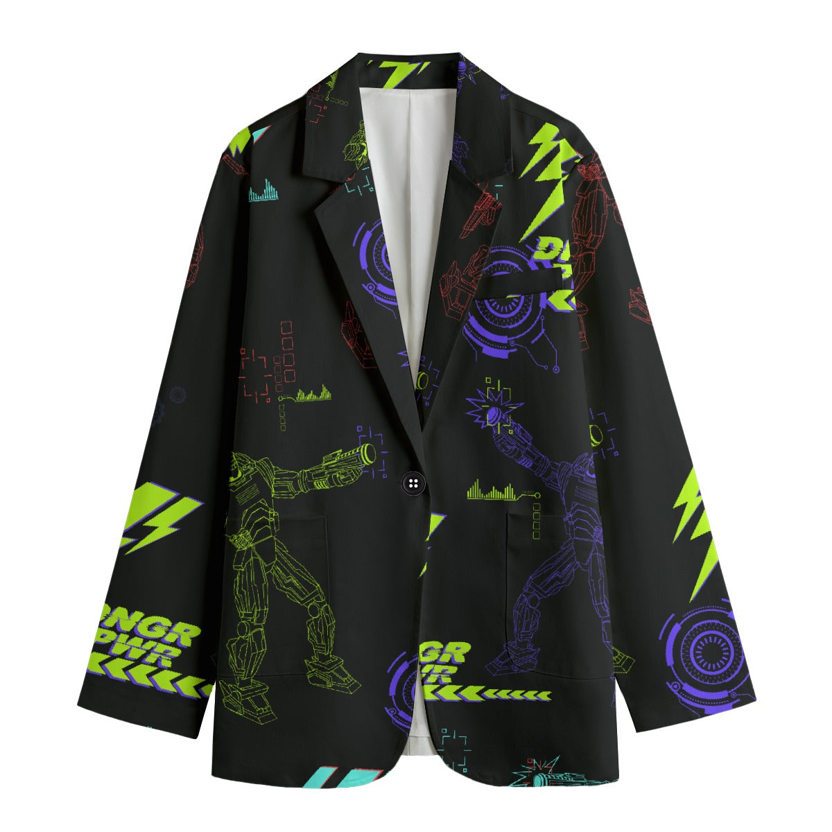 All-Over Print Women's Leisure Blazer