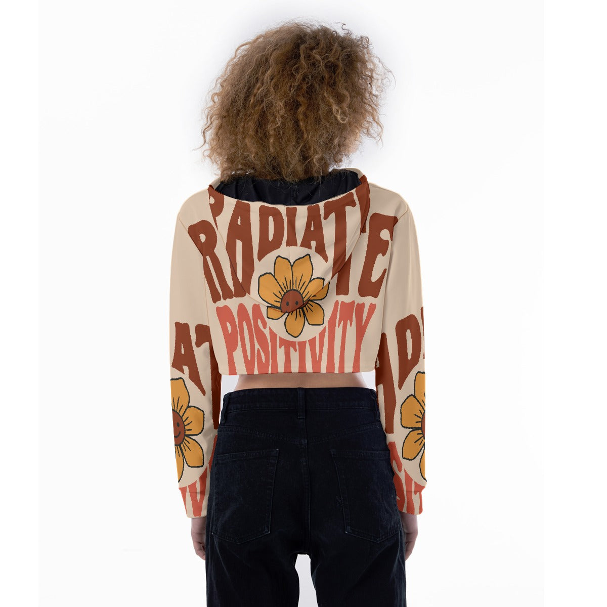 All-Over Print Women's Crop Top Hoodie