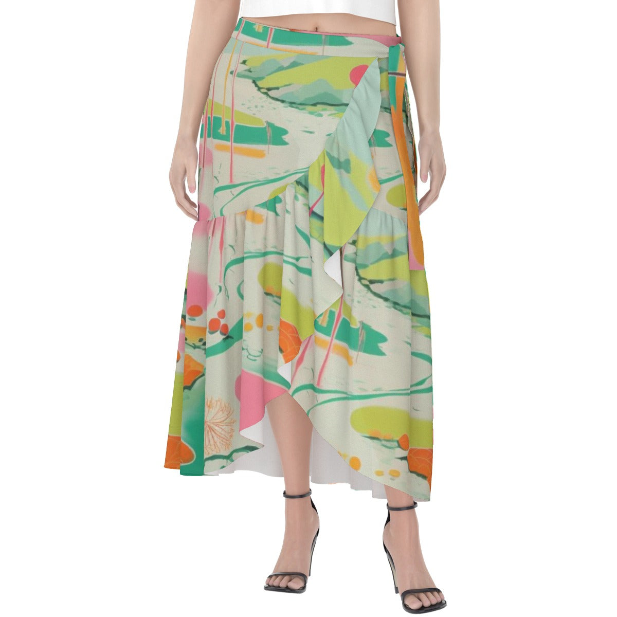 All-Over Print Women's Wrap Skirt