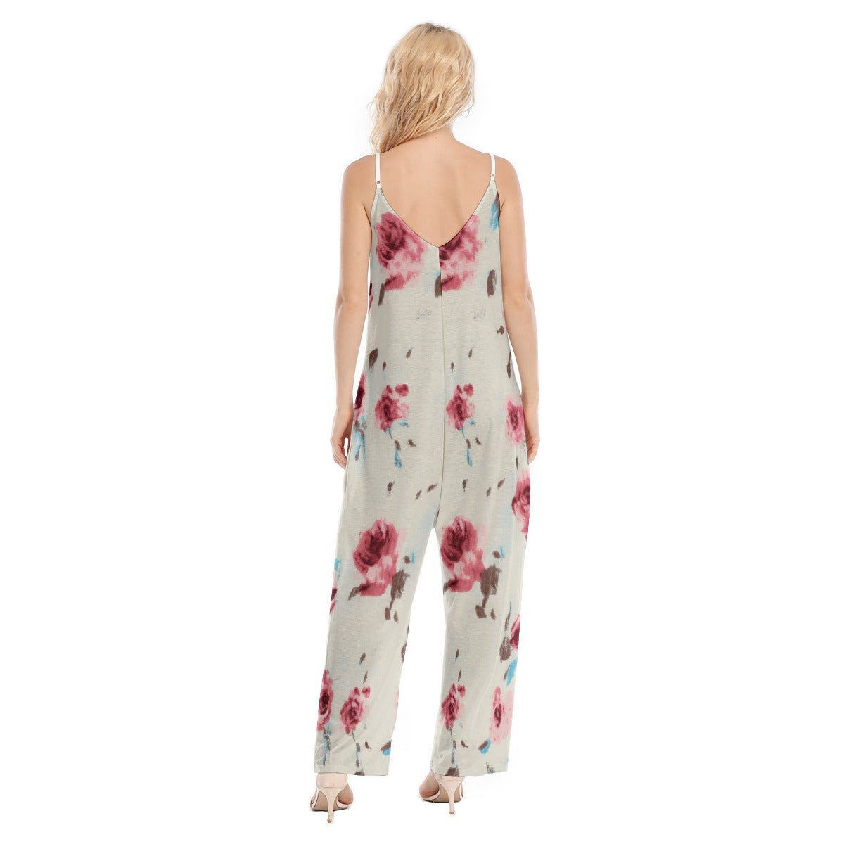 All-Over Print Women's Loose Cami Jumpsuit