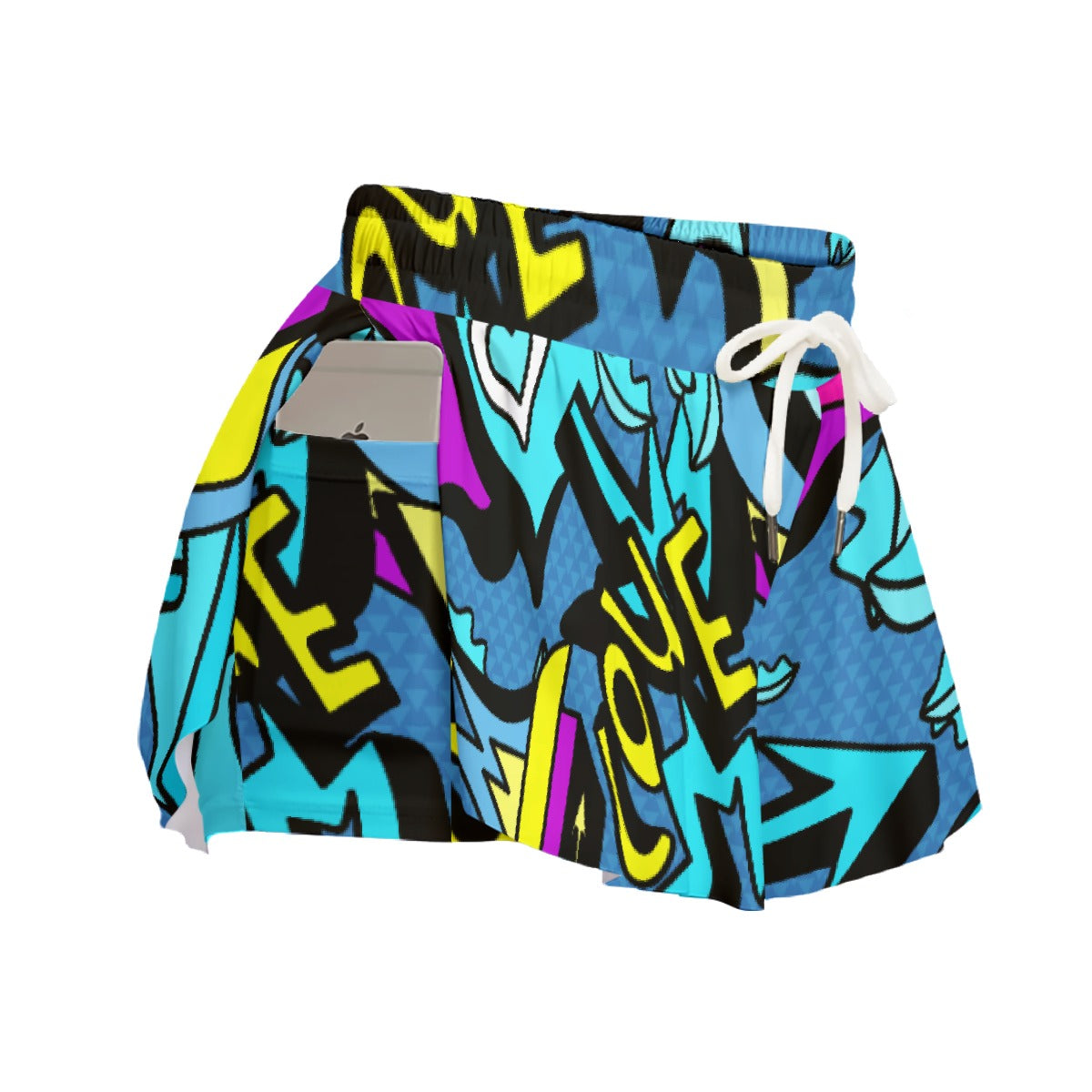 All-Over Print Women's Sport Skorts With Pocket