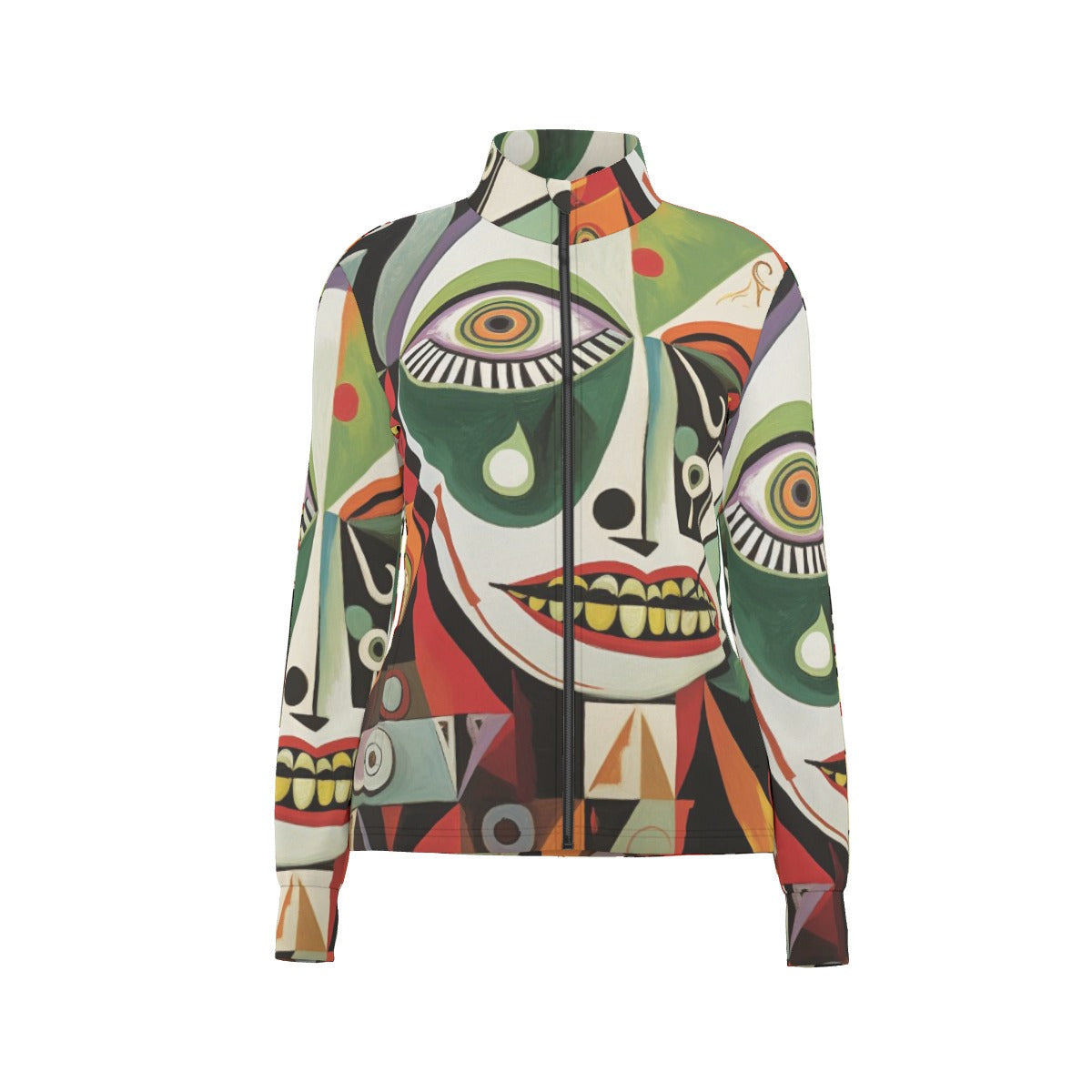 All-Over Print Women's Long Sleeve Thumbhole Jacket