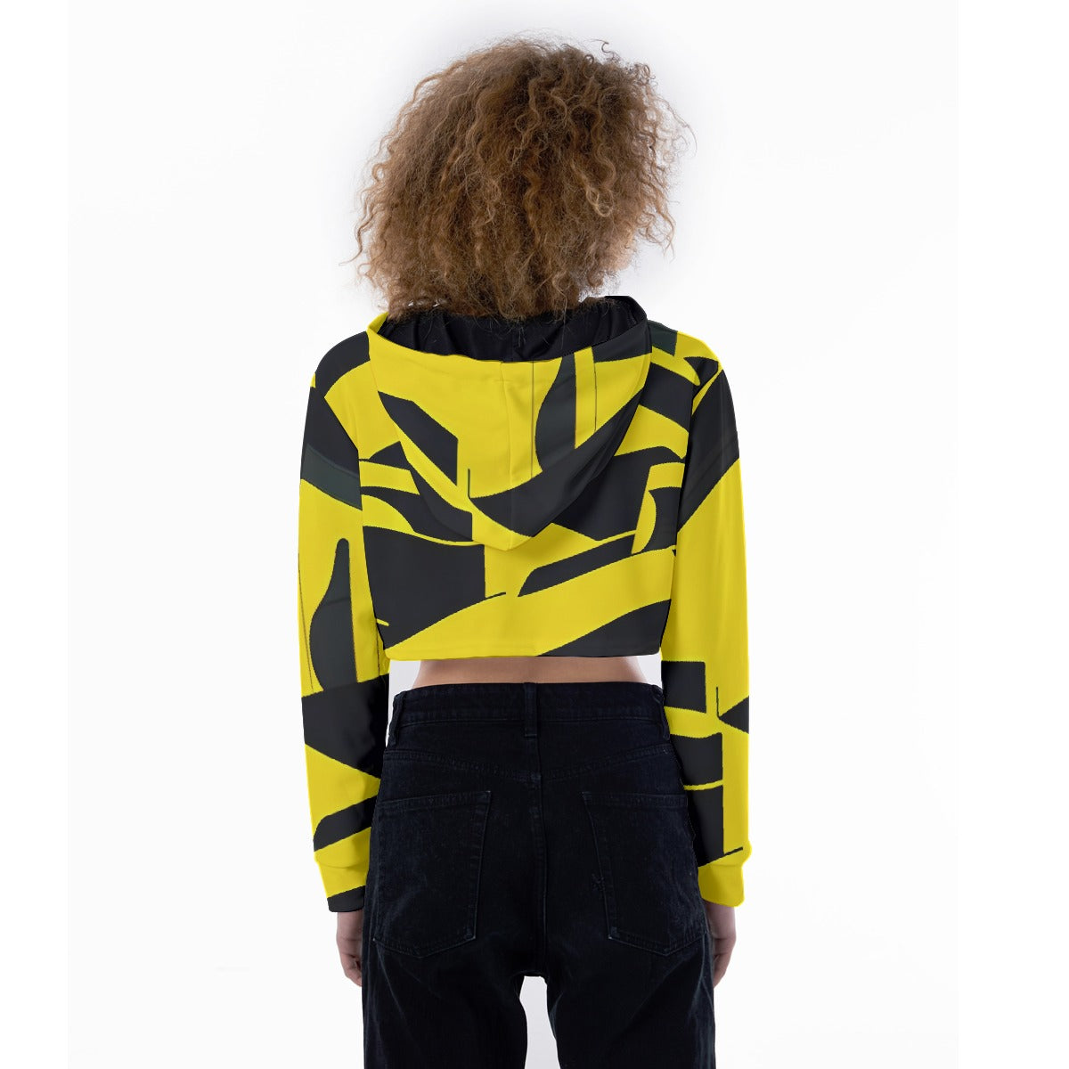 All-Over Print Women's Crop Top Hoodie