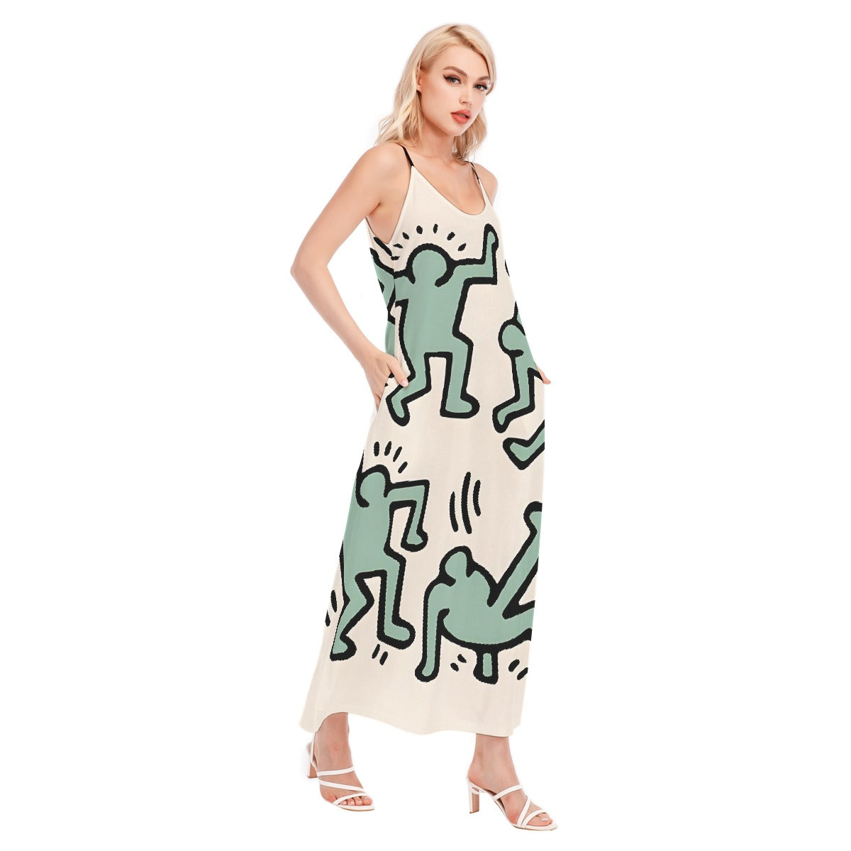 All-Over Print Women's Sling Dress