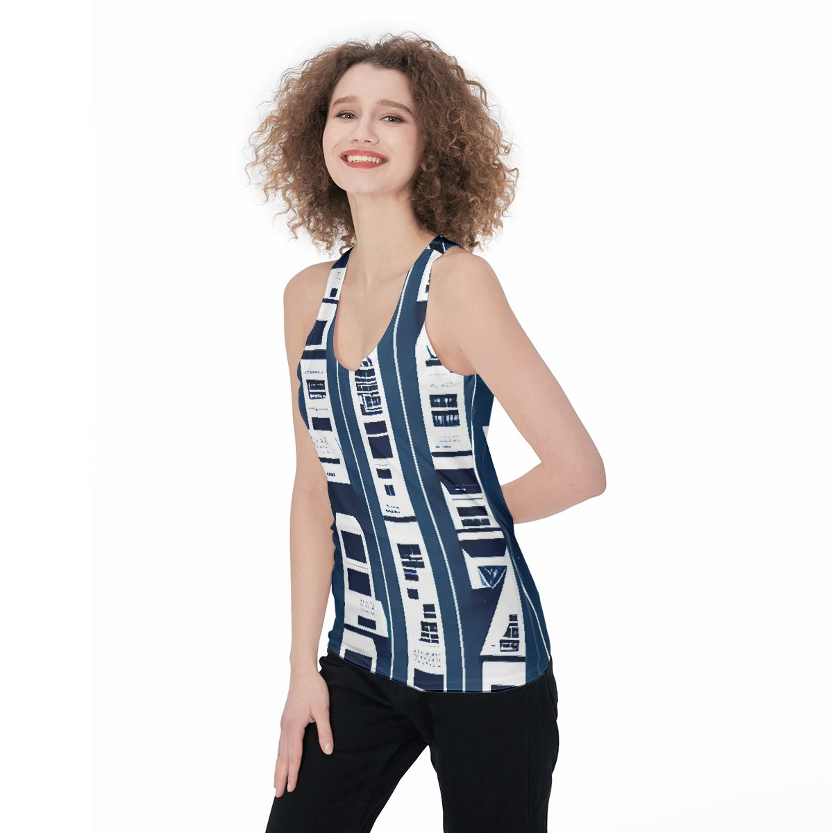 All-Over Print Women's Racerback Tank Top