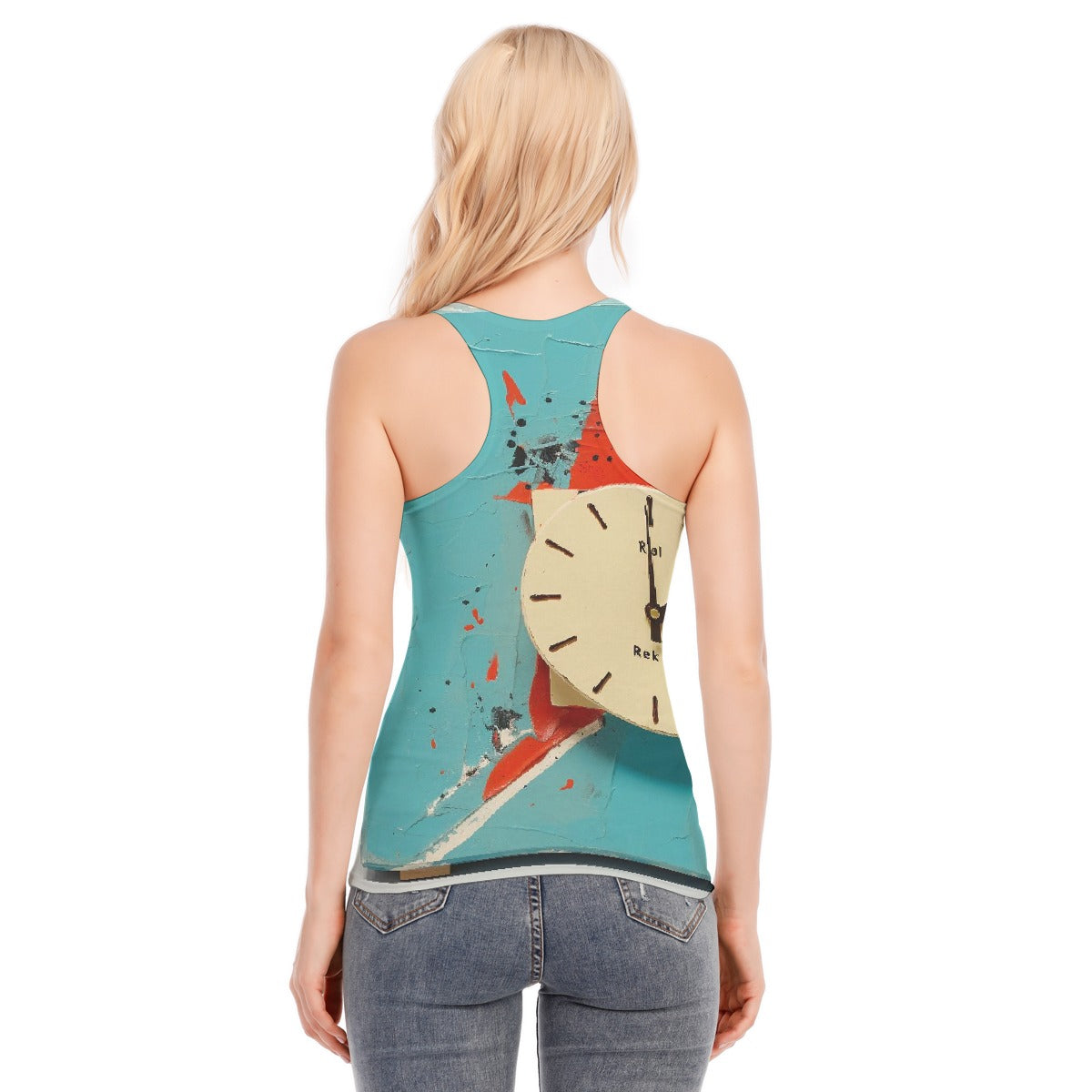 All-Over Print Women's Racer Vest | 190GSM Cotton