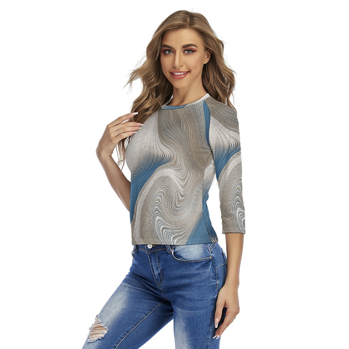 All-Over Print Women's Raglan Sleeves T-shirts