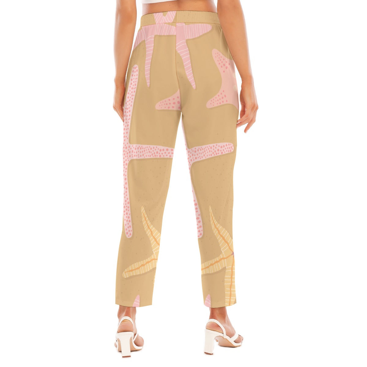 All-Over Print Women's Loose Straight-leg Pants