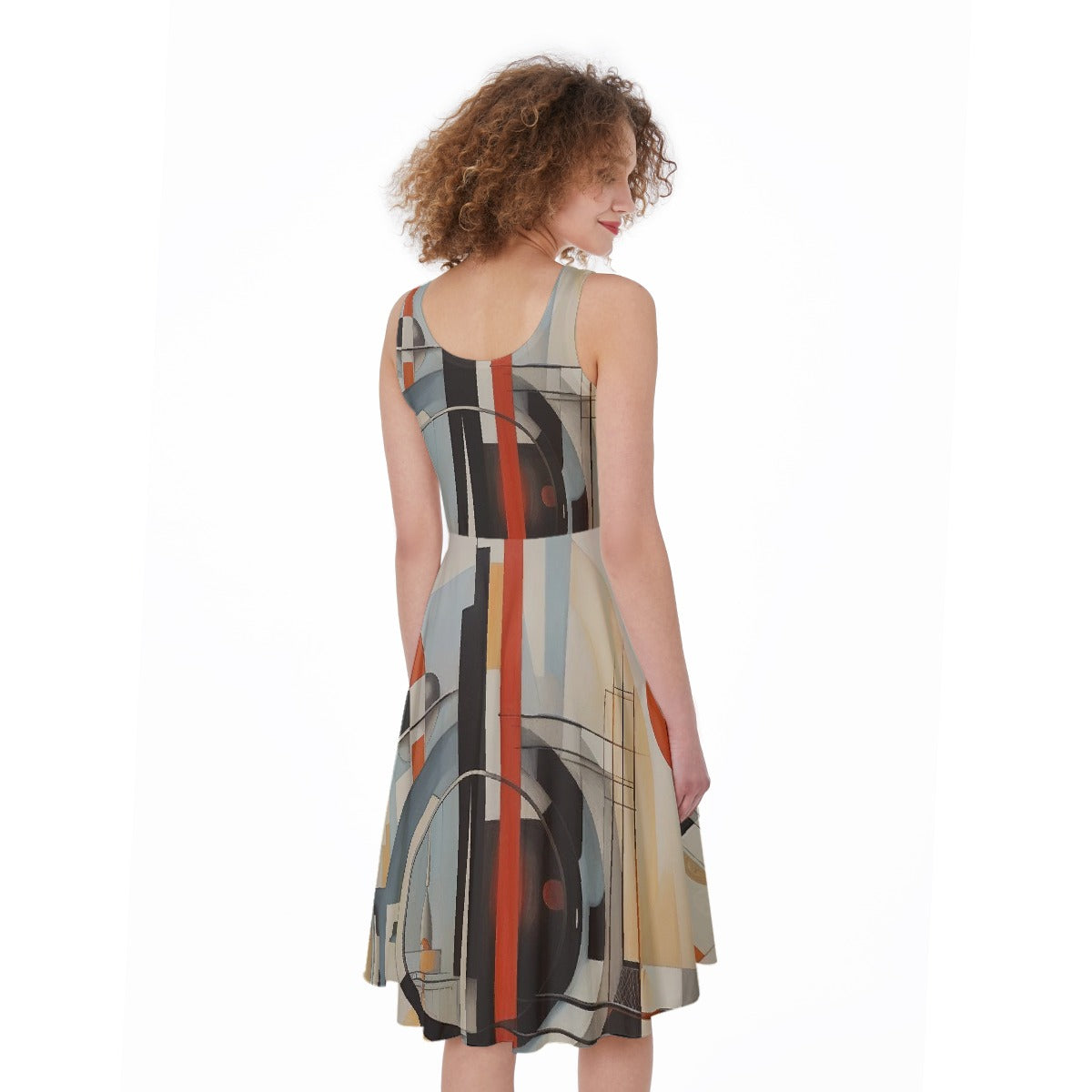 All-Over Print Women's Sleeveless Dress