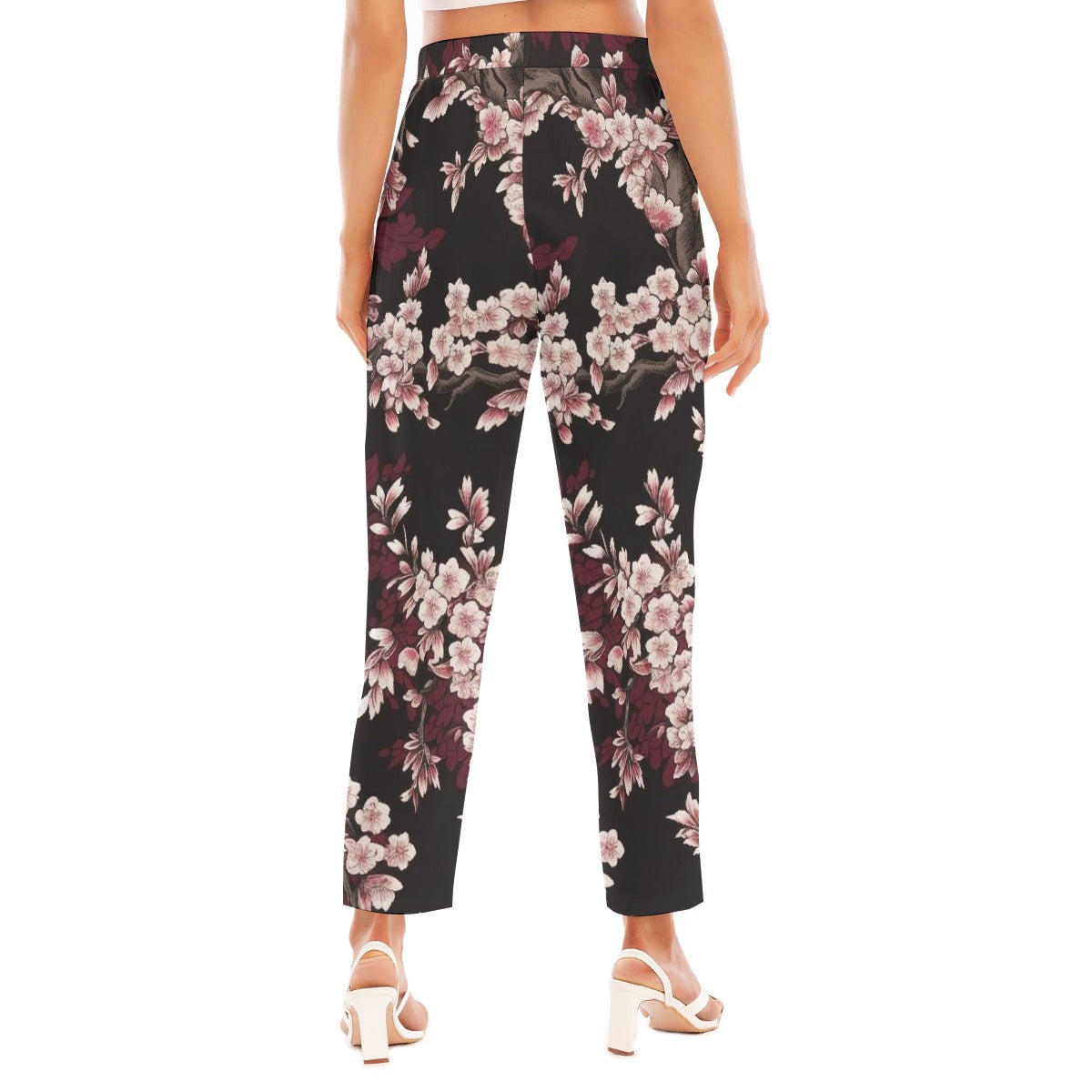 All-Over Print Women's Loose Straight-leg Pants