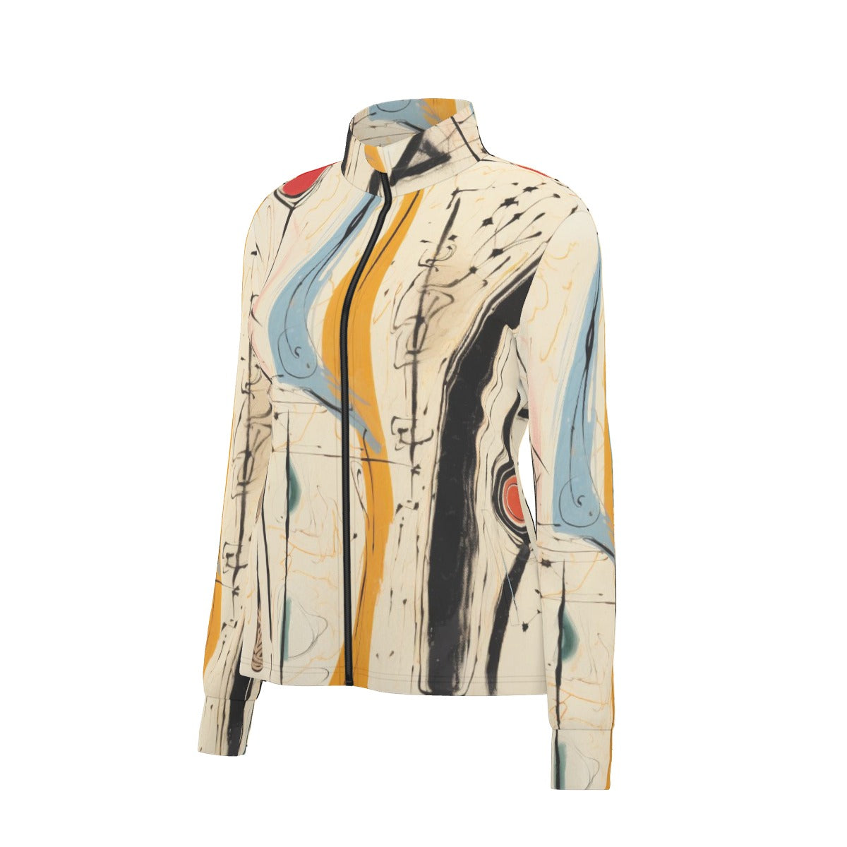 All-Over Print Women's Long Sleeve Thumbhole Jacket