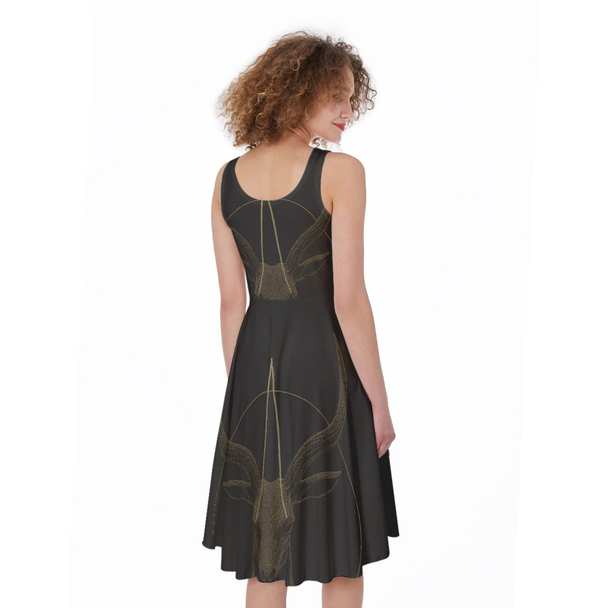 All-Over Print Women's Sleeveless Dress