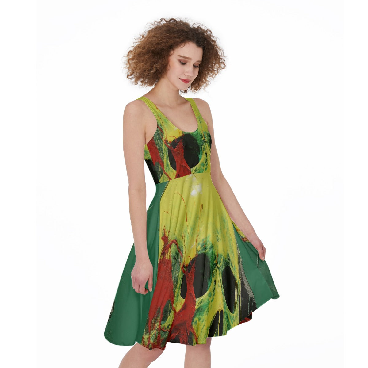 All-Over Print Women's Sleeveless Dress