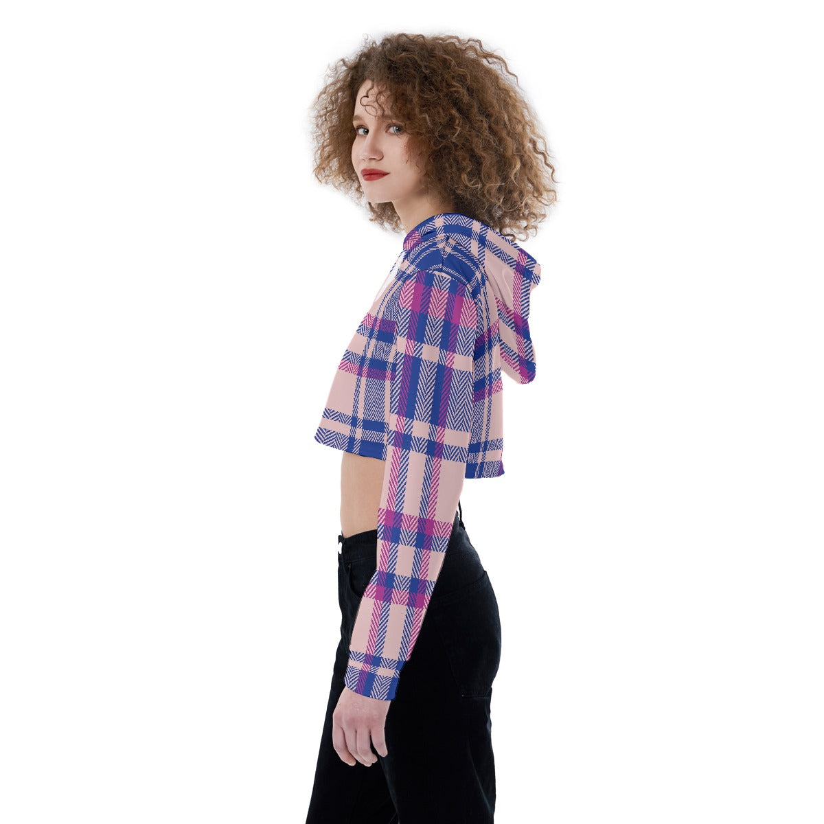 All-Over Print Women's Crop Top Hoodie