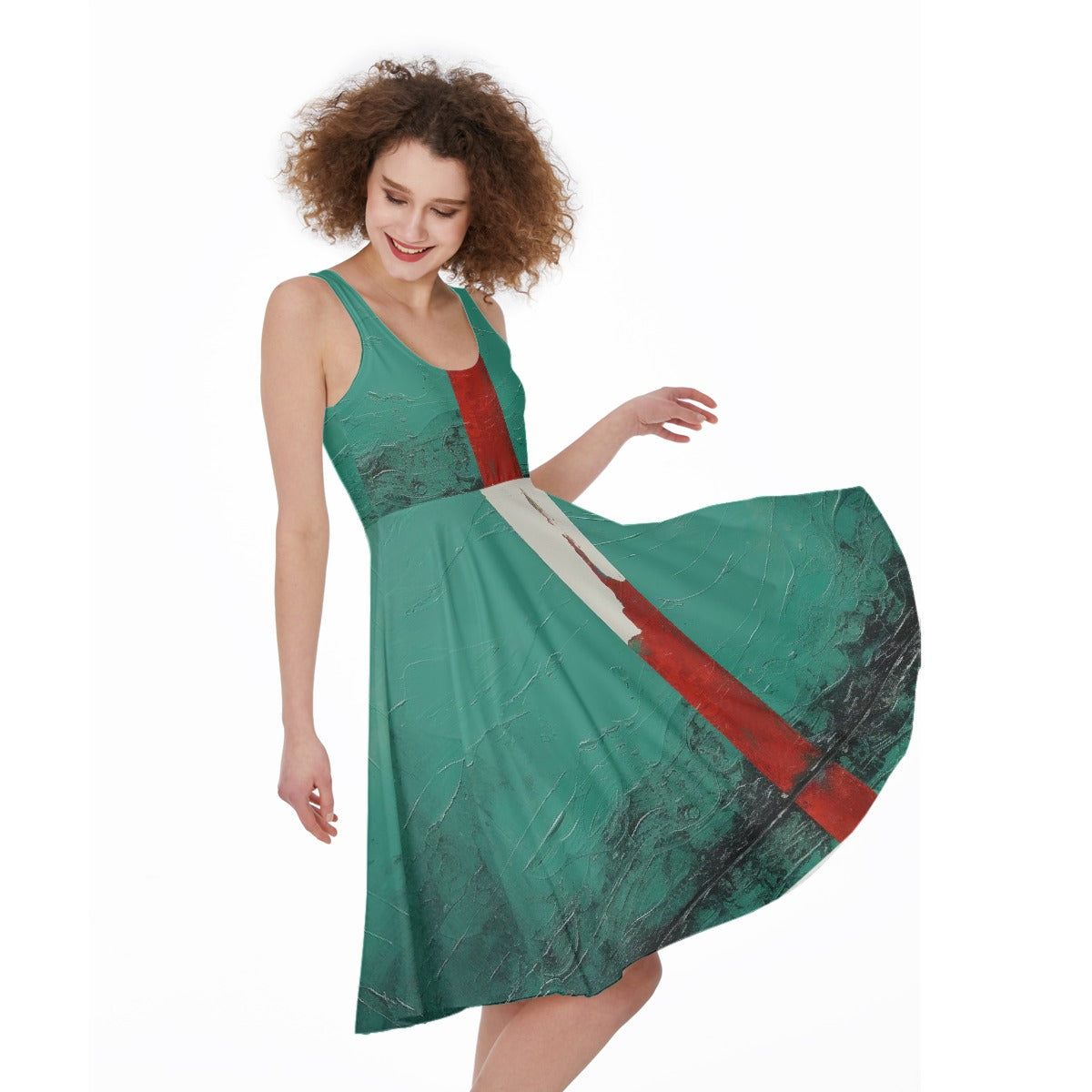 All-Over Print Women's Sleeveless Dress