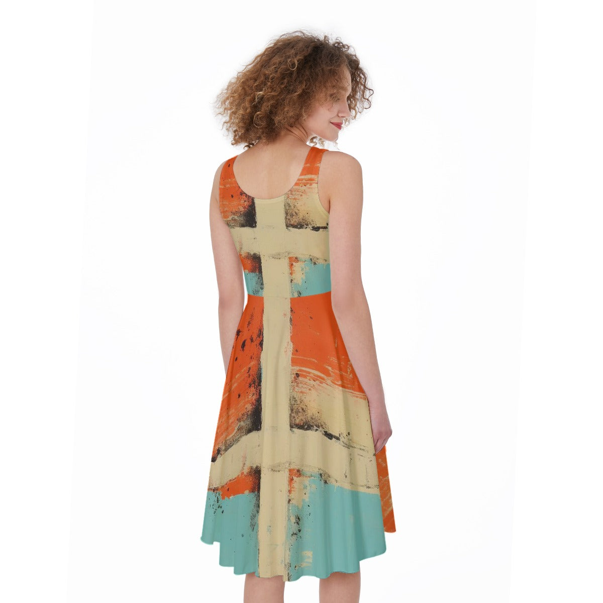 All-Over Print Women's Sleeveless Dress