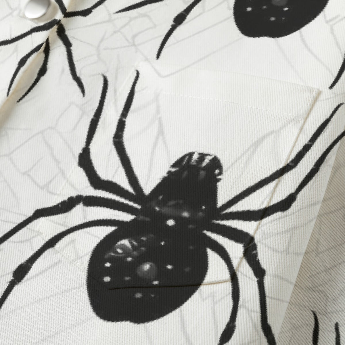 All-Over Print Women's Cropped Jacket | 245GSM Cotton