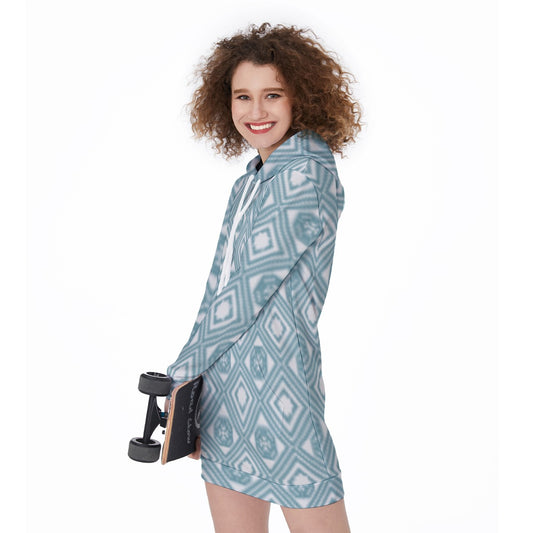 All-Over Print Women's Long Hoodie