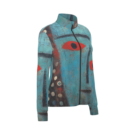 All-Over Print Women's Long Sleeve Thumbhole Jacket