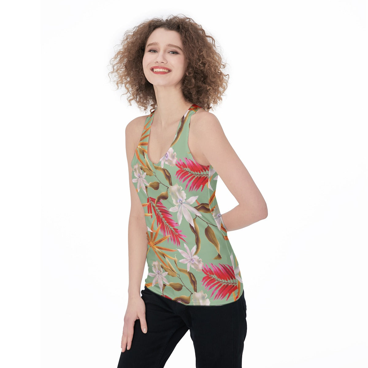 All-Over Print Women's Racerback Tank Top