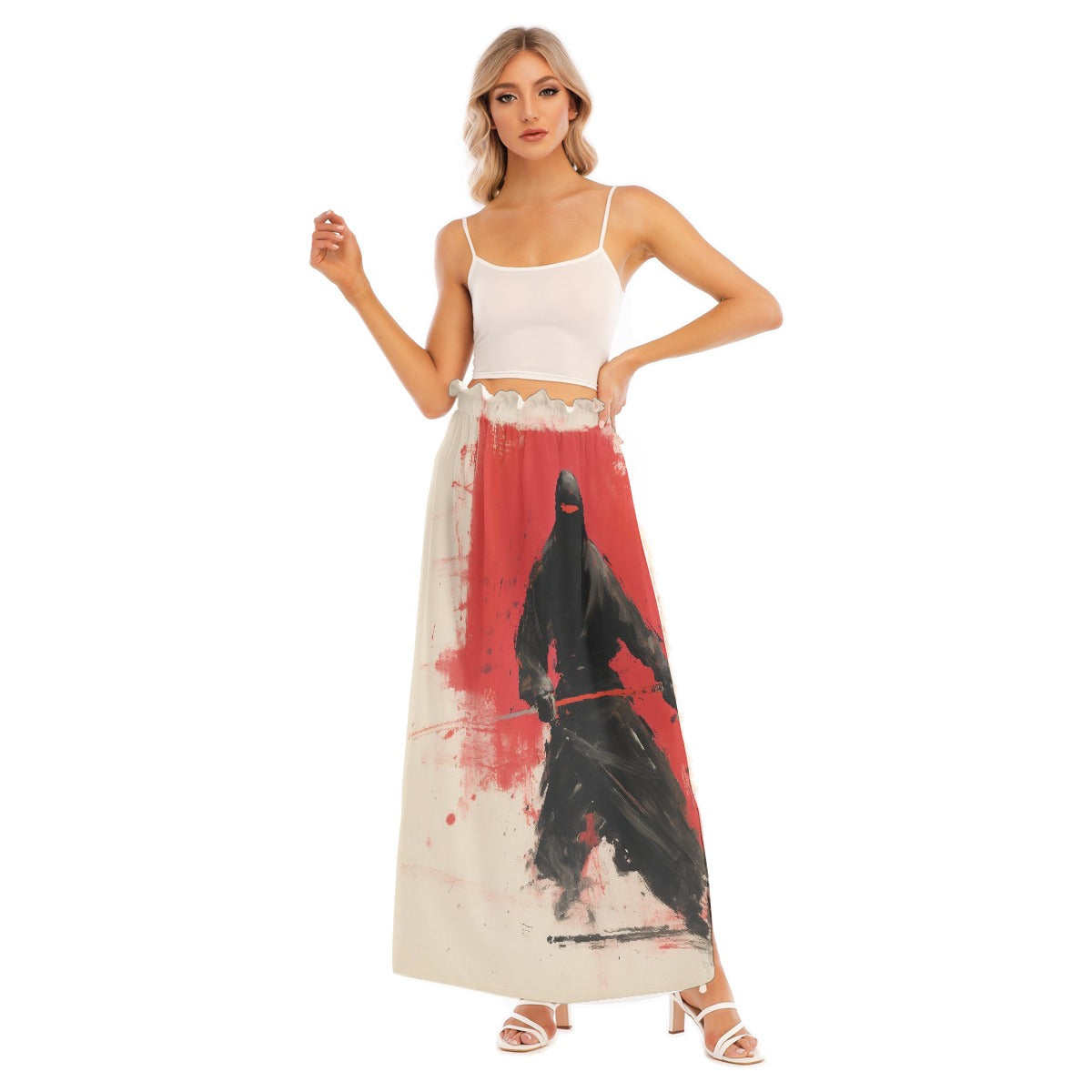 All-Over Print Women's Side Split Skirt