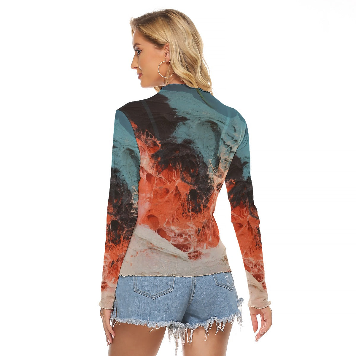 All-Over Print Women's Mesh T-shirt