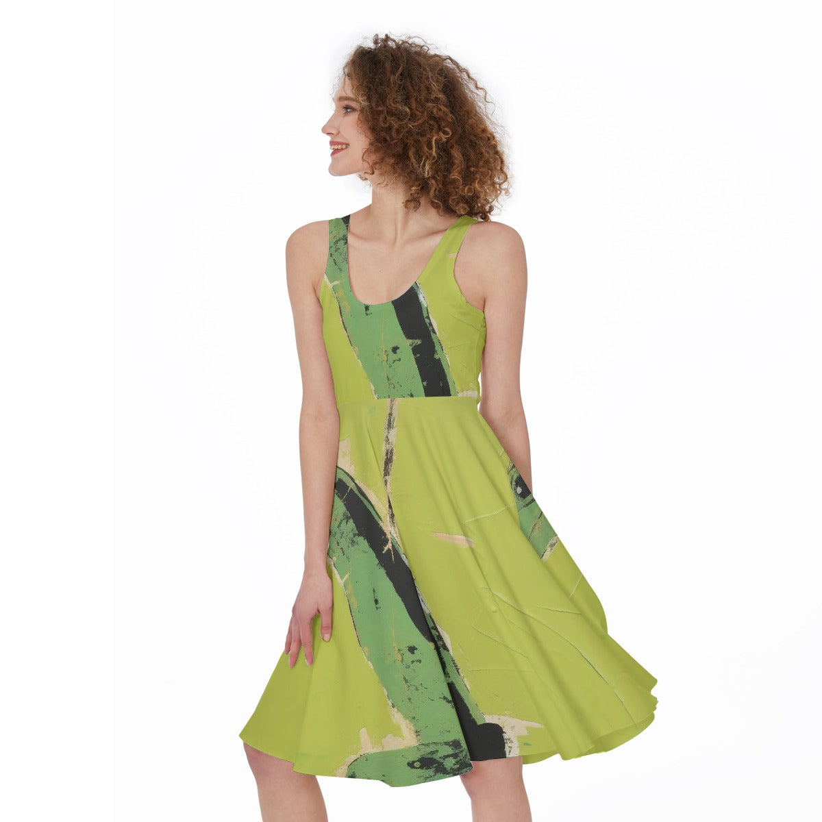 All-Over Print Women's Sleeveless Dress