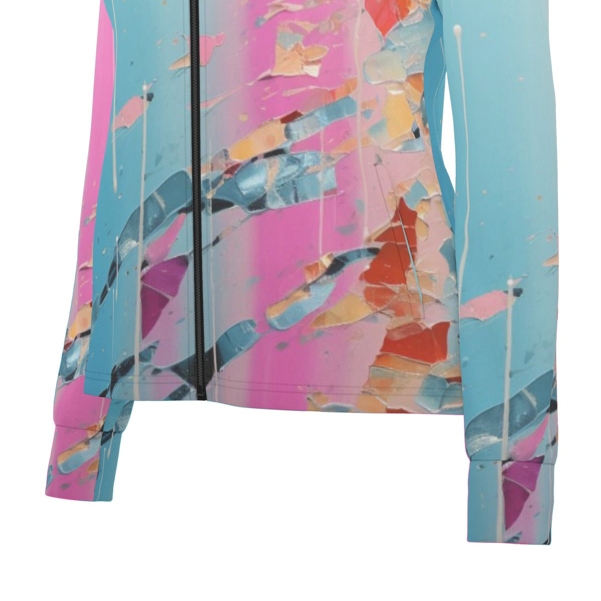 All-Over Print Women's Long Sleeve Thumbhole Jacket