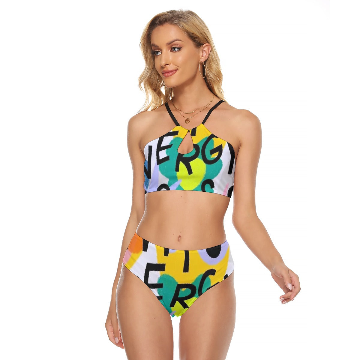 All-Over Print Women's Cami Keyhole One-piece Swimsuit