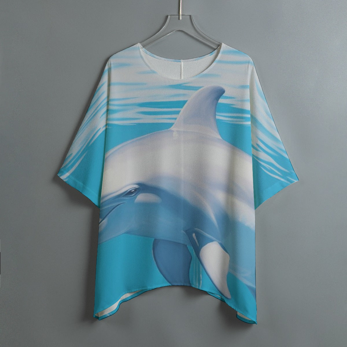 All-Over Print Women's Bat Sleeve Shirt