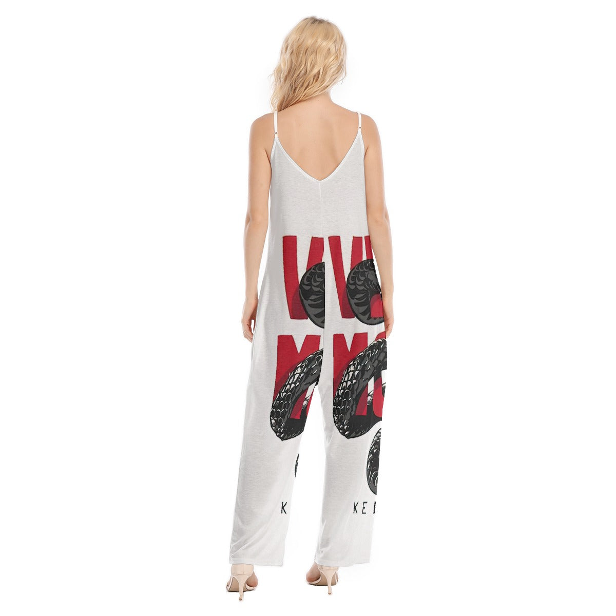 All-Over Print Women's Loose Cami Jumpsuit