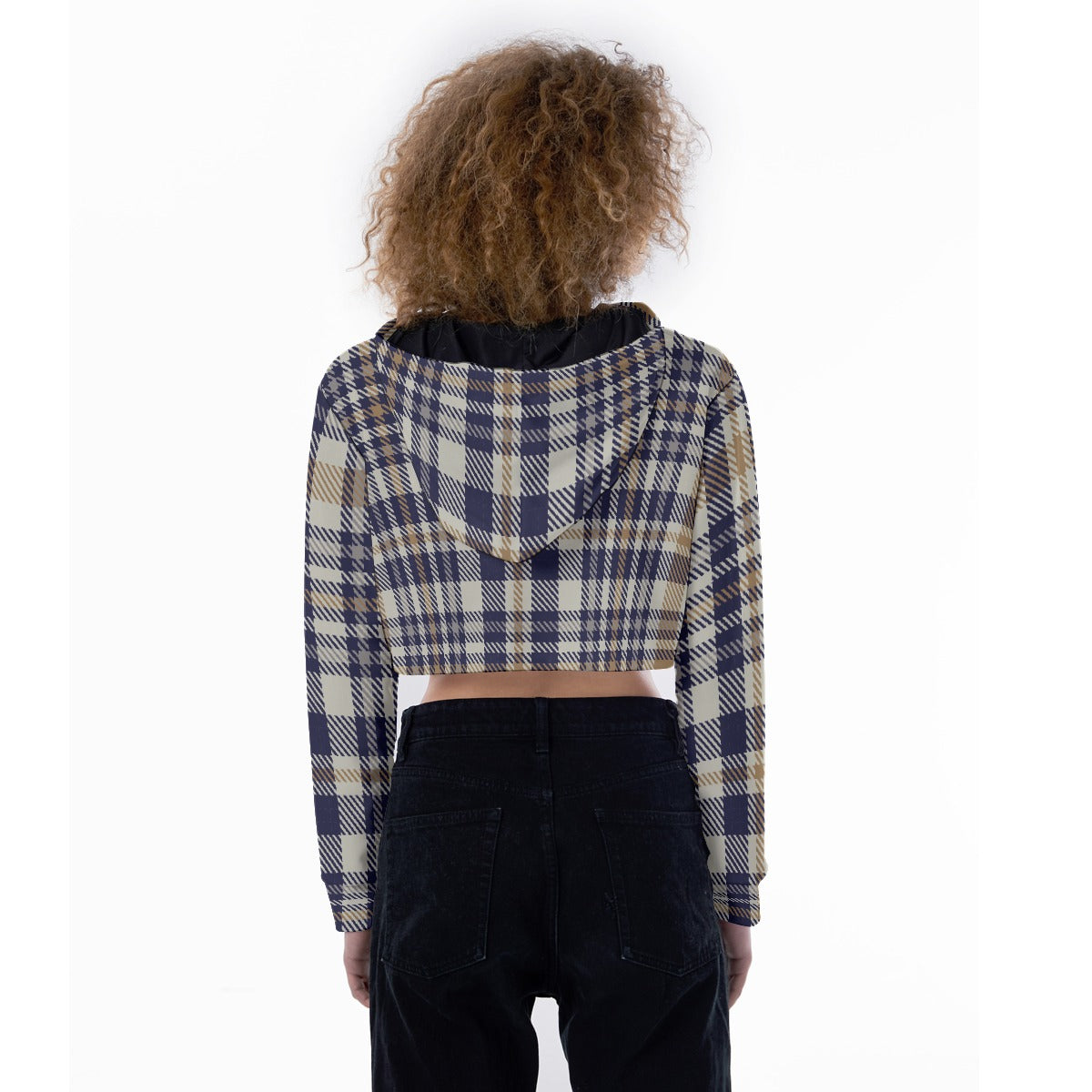 All-Over Print Women's Crop Top Hoodie