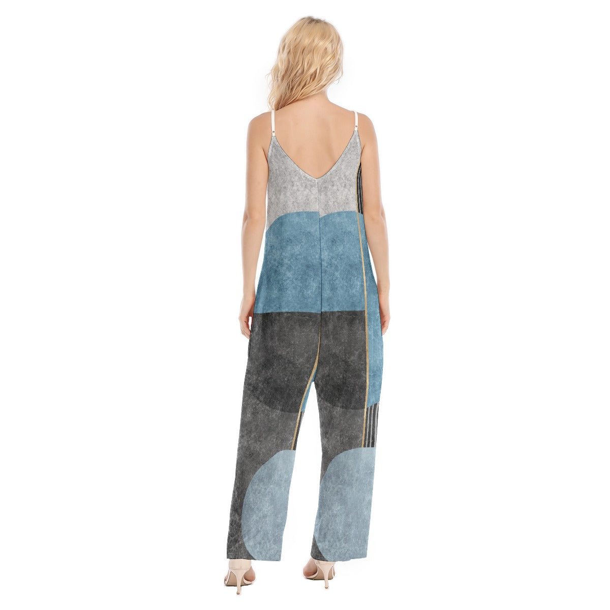 All-Over Print Women's Loose Cami Jumpsuit