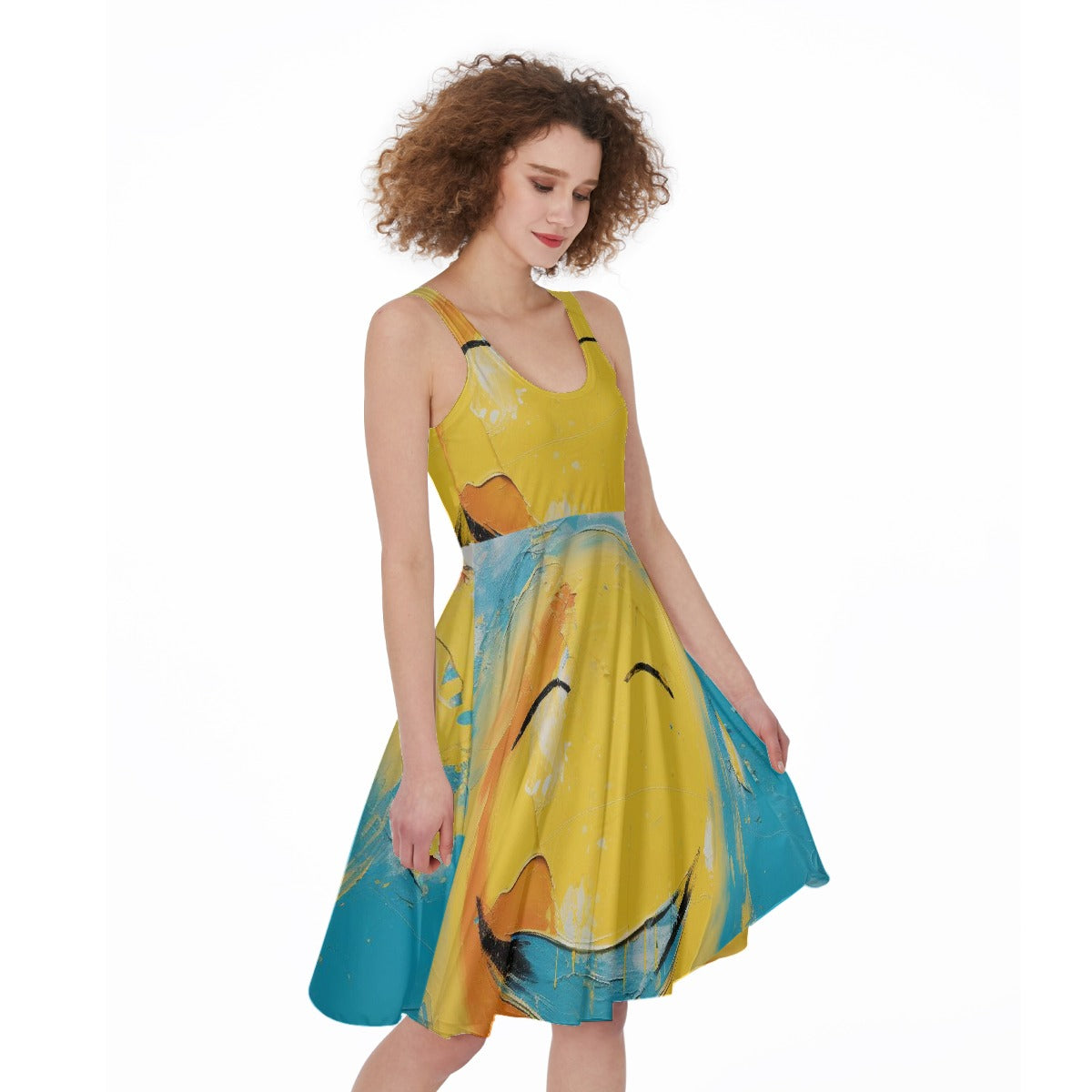 All-Over Print Women's Sleeveless Dress