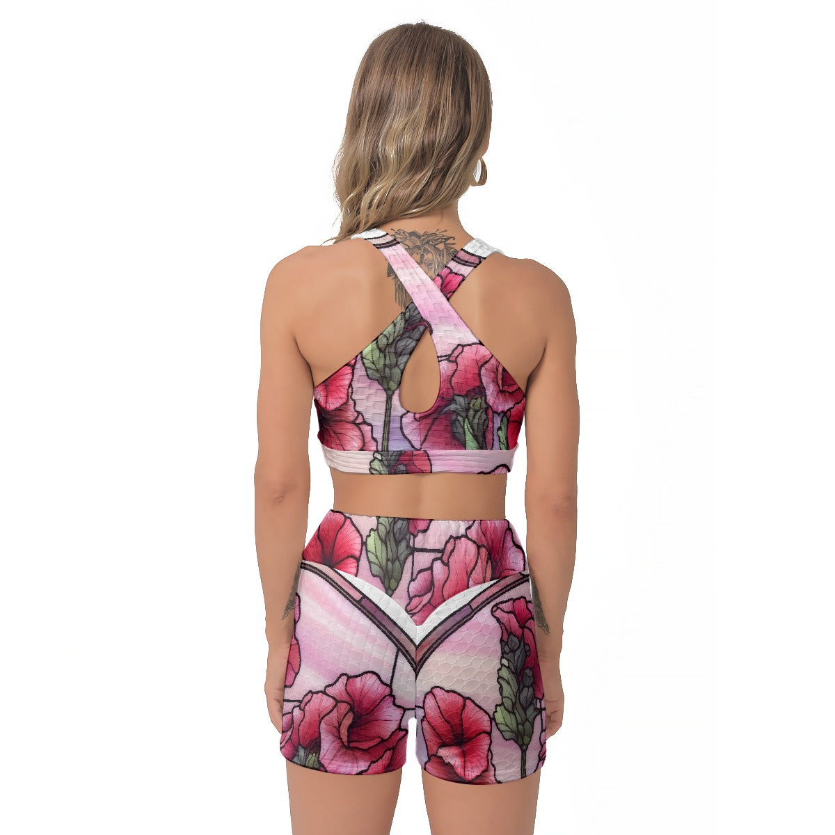 All-Over Print Women's Sports Bra Suit