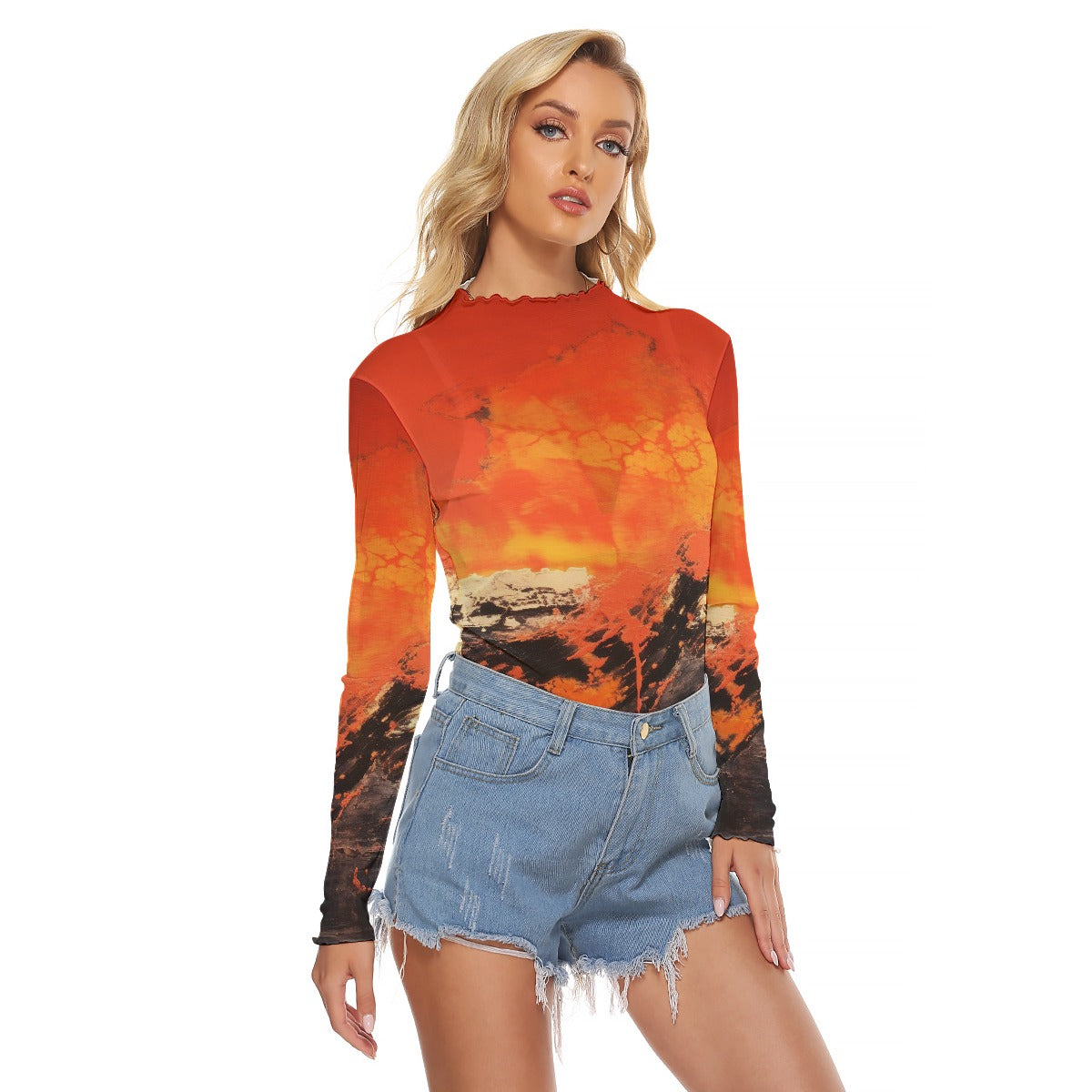 All-Over Print Women's Mesh T-shirt