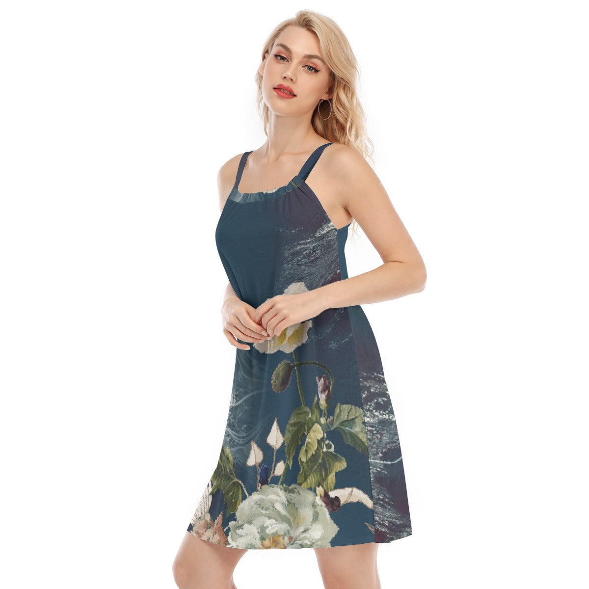 All-Over Print Women's Sleeveless Cami Dress